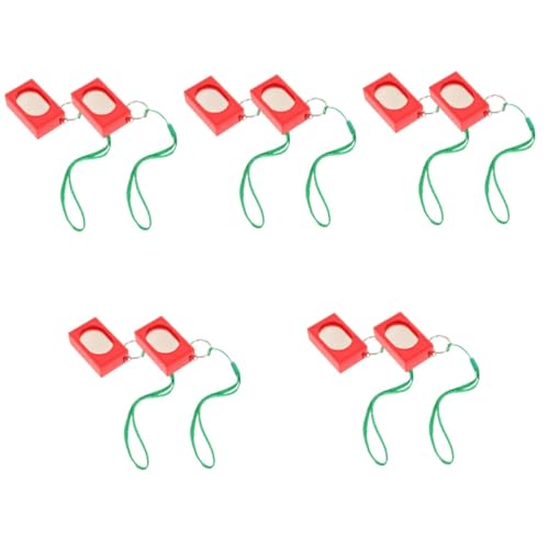 Sosoport 10 STK Haustier-Clicker Pferdeklicker Clicker zum Verhaltenstraining von Welpen Hunde trainingsspielzeug Hunde zubehör Clicker zum Katzentraining Clicker für Welpentraining rot Sosoport 10 STK Haustier-Clicker Pferdeklicker Clicker zum Verhaltenstraining von Welpen Hunde trainingsspielzeug Hunde zubehör Clicker zum Katzentraining Clicker für Welpentraining rot von Sosoport