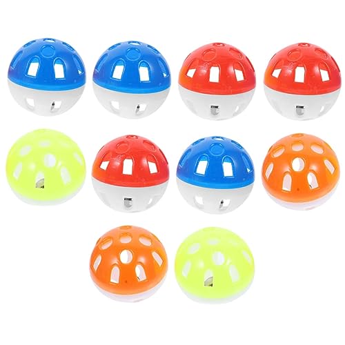 Sosoport Vogel Bälle Spielzeug 10 Stücke Set Bunte Papagei Glocken Sicher Material für Papageien Sosoport Vogel Bälle Spielzeug 10 Stücke Set Bunte Papagei Glocken Sicher Material für Papageien von Sosoport