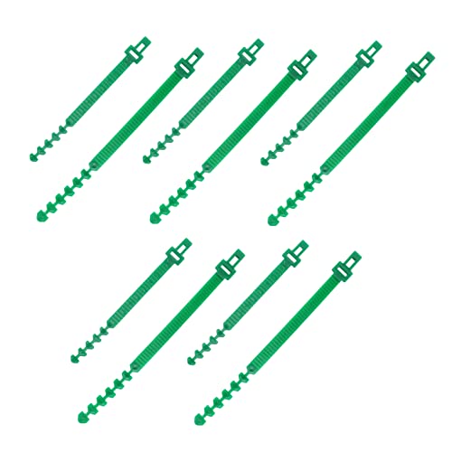Sosoport 10 Stück PVC-Riemen gartenwerkzeuge PVC-Bindungen für die Pflanzenpflege Indoor and Outdoor Cable tie Fishbone tie schwer Baum Pflanze binden Bindebänder für Pflanzen Plastik Green Sosoport 10 Stück PVC-Riemen gartenwerkzeuge PVC-Bindungen für die Pflanzenpflege Indoor and Outdoor Cable tie Fishbone tie schwer Baum Pflanze binden Bindebänder für Pflanzen Plastik Green von Sosoport
