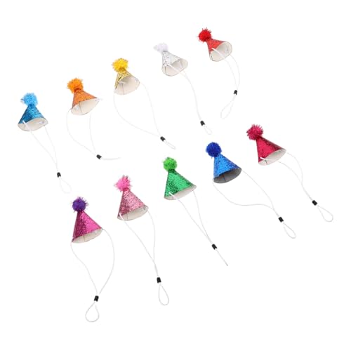 Sosoport 10 Teiliges Hundegeburtstags Hütchen Niedliches Katzen Party Hütchen Mit Verstellbarem Haarband Mini Glitzer Pompons – Für Haustiere Kätzchen Welpen Und Kuscheltiere Party Sosoport 10 Teiliges Hundegeburtstags Hütchen Niedliches Katzen Party Hütchen Mit Verstellbarem Haarband Mini Glitzer Pompons – Für Haustiere Kätzchen Welpen Und Kuscheltiere Party von Sosoport