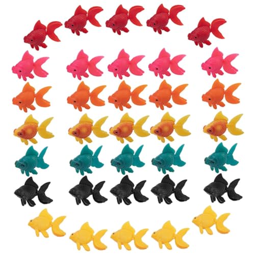 Sosoport 105 STK dekoratives Aquariumdekor künstliche Fische bürodeko Aquarien-Betta-Fische Ozeandekorationen klein Zubehör für Aquarien realistisches Aquariumdekor kompakter falscher Fisch von Sosoport