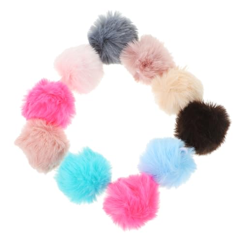 Sosoport Bastel-poms für Katzen: 10 Stück 4 cm Pelzige Katzenbälle Spielzeug für Kätzchen Flauschige Bälle Als Katzen-/haustierdekoration. Sosoport Bastel-poms für Katzen: 10 Stück 4 cm Pelzige Katzenbälle Spielzeug für Kätzchen Flauschige Bälle Als Katzen-/haustierdekoration. von Sosoport