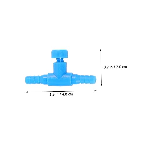 Sosoport 10St Luft für Aquarien Luftstromregelventil Luftventil eine Armatur Fish Tank Accessories Air tubing Connector Verbinder Sauerstoffpumpe Ausrüstung Dreiwegeventil Luftanschluss von Sosoport