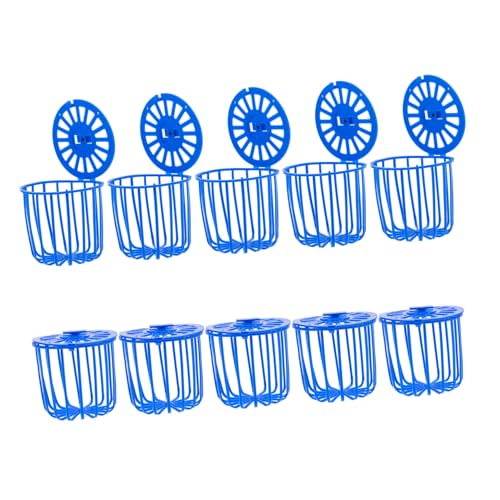 Sosoport Papageien-gemüse-futterspender Vogelfutterhalter Kleiner Sittich-futterspender Käfigzubehör Vogel-Obst-futterspender Stabiler Kunststoff Für Wachteln Finken von Sosoport