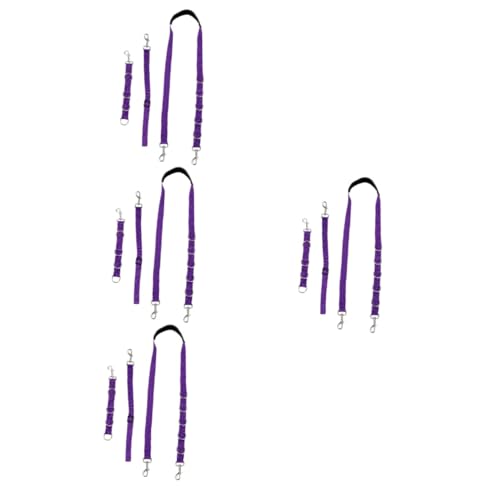 Sosoport 12 STK Haustierpflegeseil Trimmer Shampoo-Bürste für Hunde Zubehörteil pet Grooming hundegurt Gürtel Welpenshampoo Helfer bei der Hundepflege Hundepflegeleine Polypropylen Violett Sosoport 12 STK Haustierpflegeseil Trimmer Shampoo-Bürste für Hunde Zubehörteil pet Grooming hundegurt Gürtel Welpenshampoo Helfer bei der Hundepflege Hundepflegeleine Polypropylen Violett von Sosoport