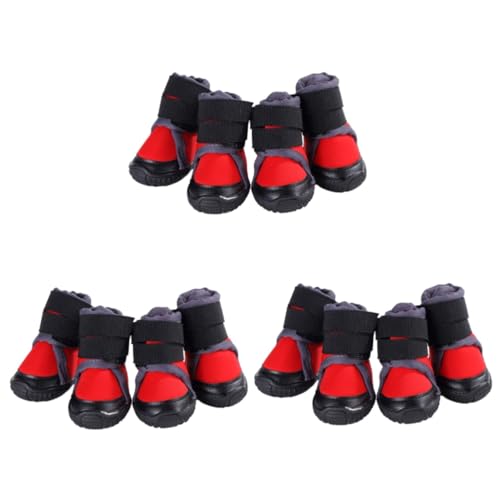 Sosoport 12 STK Hund warme Schuhe Winterschuhe für Hunde hundeschuhe sportliche Outdoor-Schuhe Haustierschuhe für mittlere und große Hunde Haustierzubehör Outdoor-Schuhe für Hunde kleine Sosoport 12 STK Hund warme Schuhe Winterschuhe für Hunde hundeschuhe sportliche Outdoor-Schuhe Haustierschuhe für mittlere und große Hunde Haustierzubehör Outdoor-Schuhe für Hunde kleine von Sosoport