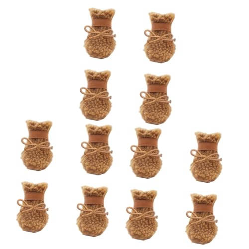 Sosoport 12 STK Hundeschuhe Schneestiefel winterlicher hundeschuh Outdoor-Schuhe für Hunde Winterschuhe für Hunde Dog Shoes Pfote Schneestiefel für Welpen Hundestiefel Hündchen Schutz Leder Sosoport 12 STK Hundeschuhe Schneestiefel winterlicher hundeschuh Outdoor-Schuhe für Hunde Winterschuhe für Hunde Dog Shoes Pfote Schneestiefel für Welpen Hundestiefel Hündchen Schutz Leder von Sosoport