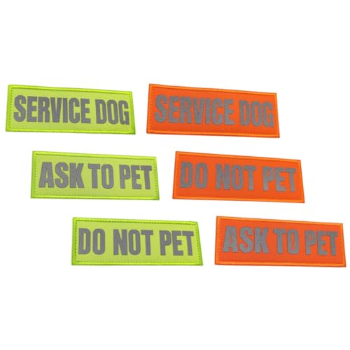 Sosoport 12 STK klebriger Hundepatch dekorative Hundeflecken Hund gesticktes Abzeichen Aufkleber Etiketten Welpengeschirr Hundebedarf Hundepflaster reflektierend Gurt Nylon Sosoport 12 STK klebriger Hundepatch dekorative Hundeflecken Hund gesticktes Abzeichen Aufkleber Etiketten Welpengeschirr Hundebedarf Hundepflaster reflektierend Gurt Nylon von Sosoport