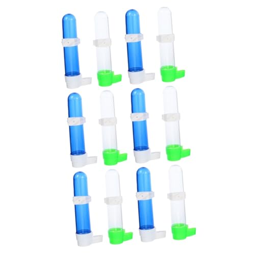 Sosoport 12 STK Vogeltrinker Vogelzubehör Wasserspender Für Vögel Automatische Zuführung Vogelfutterbecher Wasserspender Für Sittiche Für Den Käfig Vogelfütterer Papagei Trinken Plastik Sosoport 12 STK Vogeltrinker Vogelzubehör Wasserspender Für Vögel Automatische Zuführung Vogelfutterbecher Wasserspender Für Sittiche Für Den Käfig Vogelfütterer Papagei Trinken Plastik von Sosoport