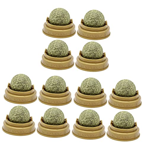 Sosoport 12 Stück Katzenbissball Katzensnacks Süßigkeiten Katzenminze Katzenleckball Katzenleckereien Minzball Wandaufklebball Spielzeug Katzenverdauungsförderer Sosoport 12 Stück Katzenbissball Katzensnacks Süßigkeiten Katzenminze Katzenleckball Katzenleckereien Minzball Wandaufklebball Spielzeug Katzenverdauungsförderer von Sosoport