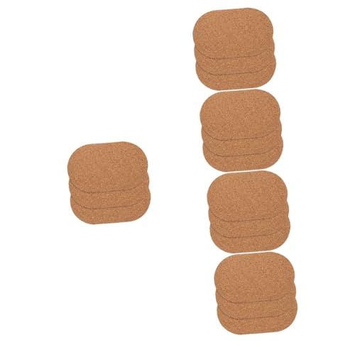 Sosoport 15 Stück Hamsterrad Antirutsch Pads Aus Kork Hamsterrad Meerschweinchenkäfig Matte Innenmatte Zimmerpflanzen Zubehör Laufrad Matte Sportzubehör Haustier Gewidmet von Sosoport