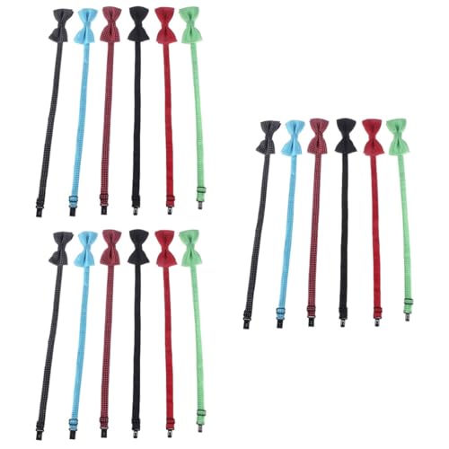 Sosoport 3 Sets Süße -/Hunde-fliegen Haustier-Halskette Modisches Haustier-zubehör Hundehalsband -Halskette Haustier-Dekorationen 6 Stück X 3 Sosoport 3 Sets Süße -/Hunde-fliegen Haustier-Halskette Modisches Haustier-zubehör Hundehalsband -Halskette Haustier-Dekorationen 6 Stück X 3 von Sosoport
