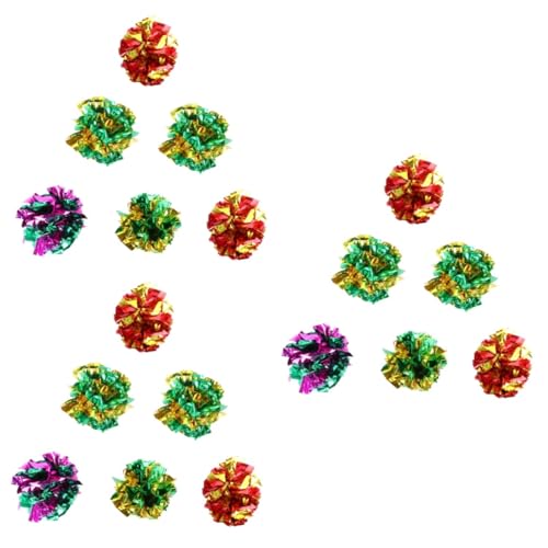 Sosoport Crinkle Ball 18 Stück Katzenspielzeug Knisterbälle Katzenspielzeug Für Haustiere Sosoport Crinkle Ball 18 Stück Katzenspielzeug Knisterbälle Katzenspielzeug Für Haustiere von Sosoport