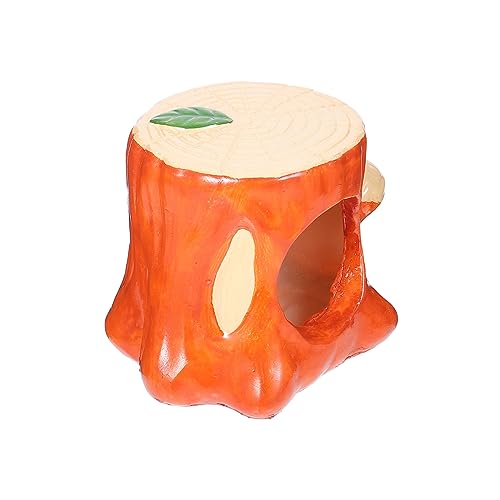 Sosoport 1stück Hamster Versteck Baumstamm Höhle Cooles Schlafhaus Für Hamster Und Chinchillas Sicheres Und Spielzeug Einfach Zu Reinigen Geeignet Für Kleine Haustiere von Sosoport
