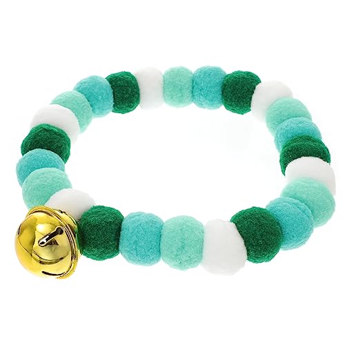 Sosoport 1pc St. Patricks Day Festival Hundehalsband Glocken Farbe Zufällige Haustierhalsband Für Hunde Dekoratives Haustierzubehör von Sosoport