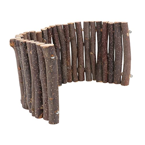 Sosoport Holz Haustier Zaun Hamster Holz Zaun Versteck Brücke Pet Versorgung Tragbare Leichte Für Schildkröte Reptil von Sosoport
