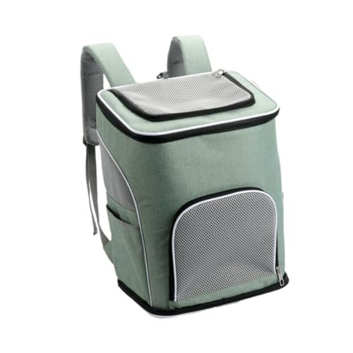 Sosoport 1stück Tragbarer Katzenrucksack Faltbare Haustiertragetasche Mit Netzfenster Atmungsaktiv Und Praktischer Transportbehälter Für Kleine Katzen Und Hunde Für Reisen Und von Sosoport