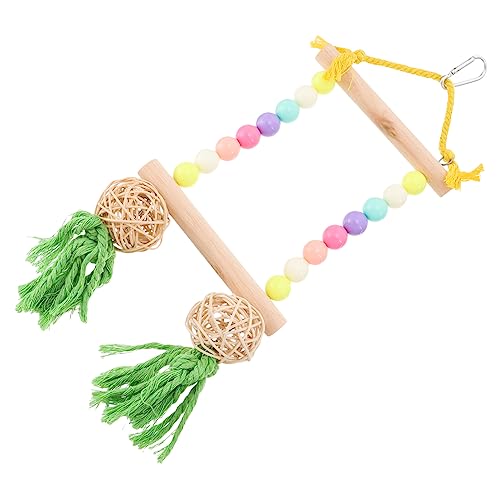 Sosoport 1stück Pet Parrots Swing Spielzeug Für Vögel Hängender Kauspielplatz Für Papageien Nymphensittiche Und Wellensittiche Beschäftigung Und Stärkung Tiere Sosoport 1stück Pet Parrots Swing Spielzeug Für Vögel Hängender Kauspielplatz Für Papageien Nymphensittiche Und Wellensittiche Beschäftigung Und Stärkung Tiere von Sosoport