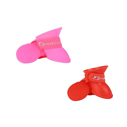 Sosoport Niedliche Stiefel Für Hunde Robuste Haustierschuhe Bequeme Sohle Für Regen Und Schnee 2 Paar Zufällige Farbe Sosoport Niedliche Stiefel Für Hunde Robuste Haustierschuhe Bequeme Sohle Für Regen Und Schnee 2 Paar Zufällige Farbe von Sosoport