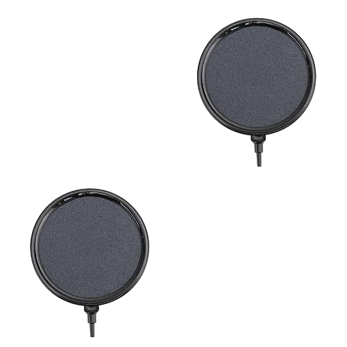 Sosoport 2 STK Bubble-Disc-Diffusor Sauerstoffdiffusor sauerstoffstein für teich Aquarium Luftstein Luftverteiler Aquarium Sauerstoffstein Sauerstoff für Aquarien Betta Fisch Luftpumpe Kies von Sosoport