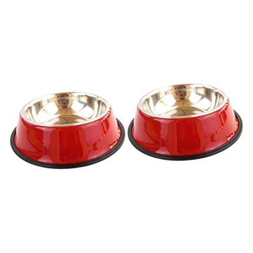 Sosoport 2 STK Hundefutter Futternapf Für Hunde Katzennäpfe Hundenapf Futternapf Für Haustiere Katzennapf Futterautomat Für Haustiere Wassernapf Für Katzen Haustiernapf Rot Sosoport 2 STK Hundefutter Futternapf Für Hunde Katzennäpfe Hundenapf Futternapf Für Haustiere Katzennapf Futterautomat Für Haustiere Wassernapf Für Katzen Haustiernapf Rot von Sosoport