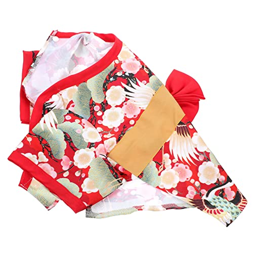 Sosoport 2stücke Hundekleidung Kimono-Stil Für Kleine Hunde Atmungsaktiv Und Hautfreundlich Für Weihnachten Und Partys Wiederverwendbar Leuchtende Farben Einzigartiges Design Sosoport 2stücke Hundekleidung Kimono-Stil Für Kleine Hunde Atmungsaktiv Und Hautfreundlich Für Weihnachten Und Partys Wiederverwendbar Leuchtende Farben Einzigartiges Design von Sosoport