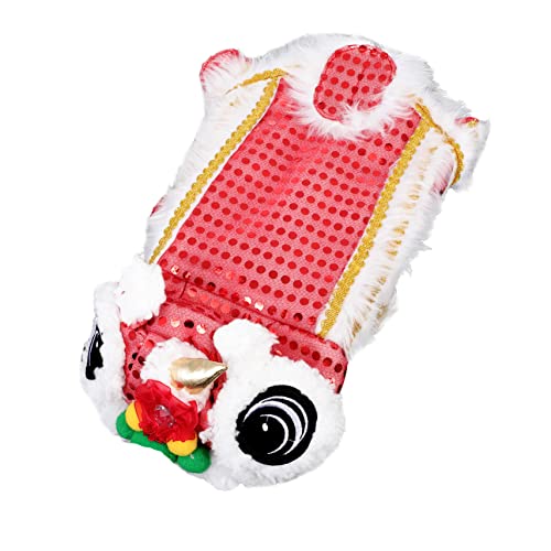 Sosoport 2 STK Kleidung für Haustiere Hundekleidung hundekostüm Jungenanzüge Drachen-Katzen-Outfit Hoodies Jacke Hund Neujahrskleidung Haustierkleidung Hündchen Pyjama Haustieranzug Mantel von Sosoport