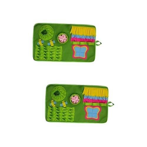 Sosoport 2 Stück Lawn Series Hundeschnüffelmatte Spielzeug Hundepuzzle Spielzeug Interaktive Hundematte Haustiertrainingsspielzeug Sosoport 2 Stück Lawn Series Hundeschnüffelmatte Spielzeug Hundepuzzle Spielzeug Interaktive Hundematte Haustiertrainingsspielzeug von Sosoport