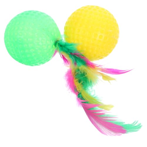 Sosoport 2stücke Kreative Katzenspielzeuge Bunten Schwänzen Interaktive Bälle Für Katzen Spielinstinkte Schutz Von Möbeln Sosoport 2stücke Kreative Katzenspielzeuge Bunten Schwänzen Interaktive Bälle Für Katzen Spielinstinkte Schutz Von Möbeln von Sosoport