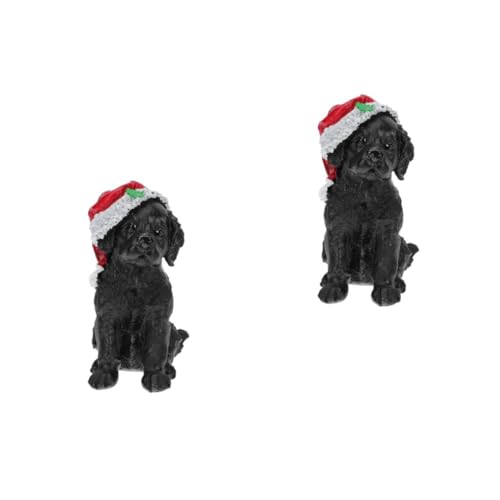 Sosoport 2 STK Weihnachtsmütze Hund Weihnachts Party Weihnachten Party weihnachtsspielzeug hausdeko Tierfiguren für Kleinkinder Hundedekor REH Weihnachtsversorgung Mini-Tier-Dekoration Harz Sosoport 2 STK Weihnachtsmütze Hund Weihnachts Party Weihnachten Party weihnachtsspielzeug hausdeko Tierfiguren für Kleinkinder Hundedekor REH Weihnachtsversorgung Mini-Tier-Dekoration Harz von Sosoport