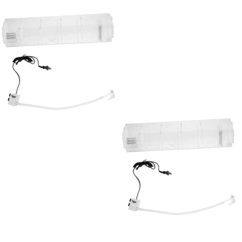 Sosoport 2 Sätze Filter Für Fischbecken Sieb Aquarium-reinigungsfilter Für Aquarien Filterwerkzeug Für Aquarien Aquariumzubehör Kanister-aquarienfilter An Der Wand Montiert Wassertank Acryl von Sosoport