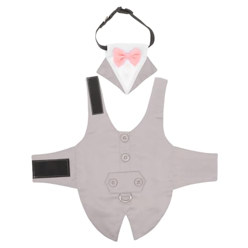Sosoport 2 Sätze Hunde-Smoking Hochzeit Hundehalstuch Brautkleid Latzhemd Haustier hochzeitskleid Hundekleidung Hund hochzeitsanzüge Hündchen der Hund Weste einstellen großer Hund Baumwolle Sosoport 2 Sätze Hunde-Smoking Hochzeit Hundehalstuch Brautkleid Latzhemd Haustier hochzeitskleid Hundekleidung Hund hochzeitsanzüge Hündchen der Hund Weste einstellen großer Hund Baumwolle von Sosoport