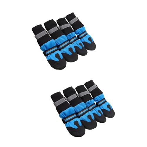 Sosoport 2 Sets Hundestiefel Pfoten Warme Haustierschuhe Stilvolle Outdoor-hundeschuhe - Wanderstiefel Bequeme Haustier-hundeschuhe Größe Sosoport 2 Sets Hundestiefel Pfoten Warme Haustierschuhe Stilvolle Outdoor-hundeschuhe - Wanderstiefel Bequeme Haustier-hundeschuhe Größe von Sosoport