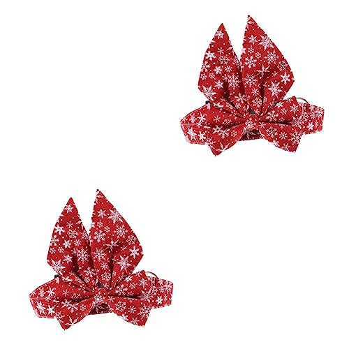 Sosoport 2stücke Verstellbares Weihnachts-hundehalsband Mit Schleife Für Katzen Und Hunde Festliche Muster Für Weihnachten Und Besondere Anlässe Komfortabel Und Sicher Sosoport 2stücke Verstellbares Weihnachts-hundehalsband Mit Schleife Für Katzen Und Hunde Festliche Muster Für Weihnachten Und Besondere Anlässe Komfortabel Und Sicher von Sosoport