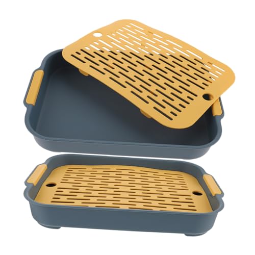 Sosoport 2 Stücke Katzenklo Kleintier Haustier Toilette Töpfchen Trainer Für Hasenkäfig Sosoport 2 Stücke Katzenklo Kleintier Haustier Toilette Töpfchen Trainer Für Hasenkäfig von Sosoport
