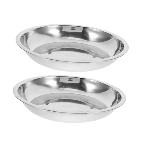 Sosoport 2stücke Edelstahl Haustiernäpfe Für Katzen Und Kleine Hunde Flaches Design Für Einfache Fütterung Langlebig Leicht Zu Reinigen Optimale Kapazität Für Mehrtierhaushalte Sosoport 2stücke Edelstahl Haustiernäpfe Für Katzen Und Kleine Hunde Flaches Design Für Einfache Fütterung Langlebig Leicht Zu Reinigen Optimale Kapazität Für Mehrtierhaushalte von Sosoport