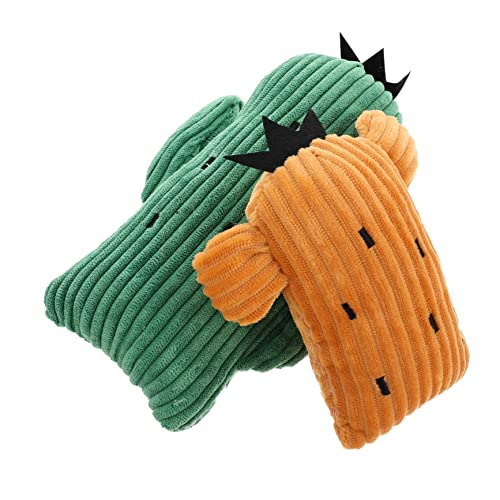 Sosoport 2 Stück Haustier Hund Zahnen Welpe Kauspielzeug klein Interactive Dog Toys Puppy Toys plüschtier Plush Plüsch- - Haustier quietschendes von Sosoport