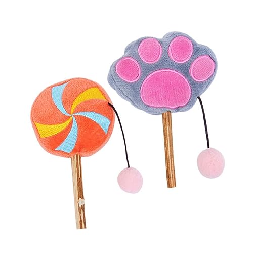 Sosoport 2stücke Interaktive Katzenangel Mit Lollipop-Form Teaser Kreatives Spielzeug Für Haustiere Fördert Die Aktivität Und Gesundheit Ihrer Katze Langlebig Und Sicher Sosoport 2stücke Interaktive Katzenangel Mit Lollipop-Form Teaser Kreatives Spielzeug Für Haustiere Fördert Die Aktivität Und Gesundheit Ihrer Katze Langlebig Und Sicher von Sosoport