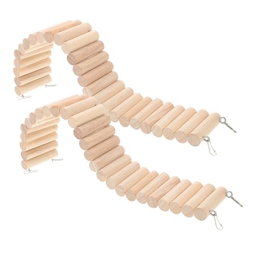 Sosoport 2 Stück Kleine Holzleiter für Kleintiere Kletterbrücke für Hamster Meerschweinchen und Zwerghamster für Drinnen und Draußen Fördert Interaktion und Natürliche Instinkte Sosoport 2 Stück Kleine Holzleiter für Kleintiere Kletterbrücke für Hamster Meerschweinchen und Zwerghamster für Drinnen und Draußen Fördert Interaktion und Natürliche Instinkte von Sosoport