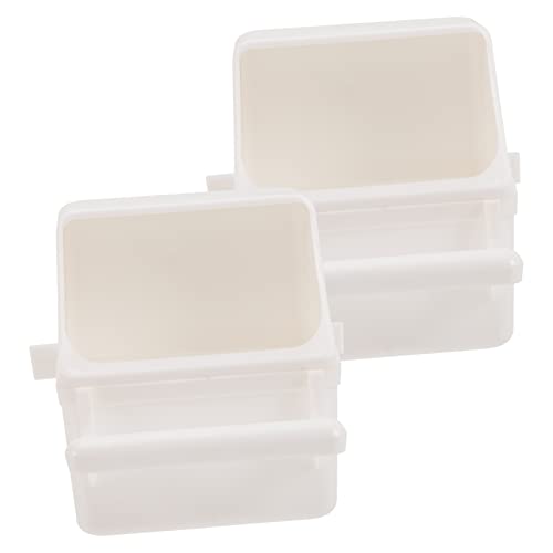 Sosoport Papagei Wassernapf 2 Stück Hängender Vogelfutterspender Transparente Futter Und Wasserbehälter Für Vogelkäfig Robust Und Multifunktional Für Wellensittiche Und Andere Vögel Sosoport Papagei Wassernapf 2 Stück Hängender Vogelfutterspender Transparente Futter Und Wasserbehälter Für Vogelkäfig Robust Und Multifunktional Für Wellensittiche Und Andere Vögel von Sosoport