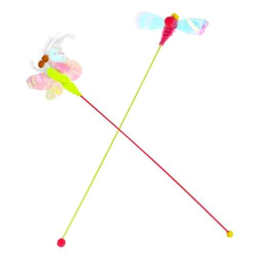 Sosoport Katzenspielzeug Interaktives Katzenspielzeug für Hauskatzen Katzenangel Kätzchen Spielzeug Haustierzubehör Stick Sosoport Katzenspielzeug Interaktives Katzenspielzeug für Hauskatzen Katzenangel Kätzchen Spielzeug Haustierzubehör Stick von Sosoport
