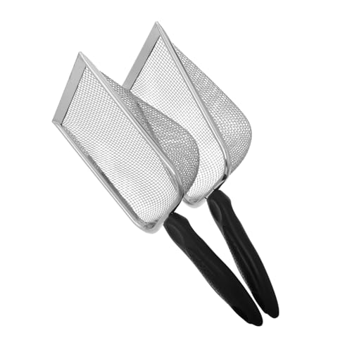 Sosoport 2 Stück Schaufel für Katzenstreu Haustier Reinigung Hühnerstallschaufel Bodensiebschaufel Kotschaufel Schaufel für Haustierstreu Sandsiebschaufel Strand-Mesh-Schaufel Metall Black Sosoport 2 Stück Schaufel für Katzenstreu Haustier Reinigung Hühnerstallschaufel Bodensiebschaufel Kotschaufel Schaufel für Haustierstreu Sandsiebschaufel Strand-Mesh-Schaufel Metall Black von Sosoport