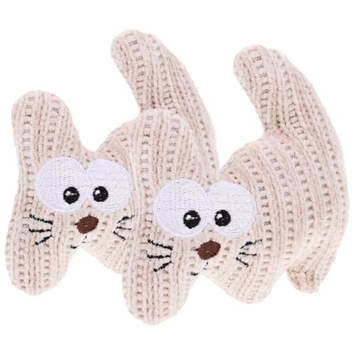 Sosoport 2stücke Katzenspielzeug Mit Katzenminze Plüschspielzeug Für Kätzchen Interaktives Katzenspielzeug Mit Katzenminze Cartoon-kauen-Spielzeug Für Katzen von Sosoport