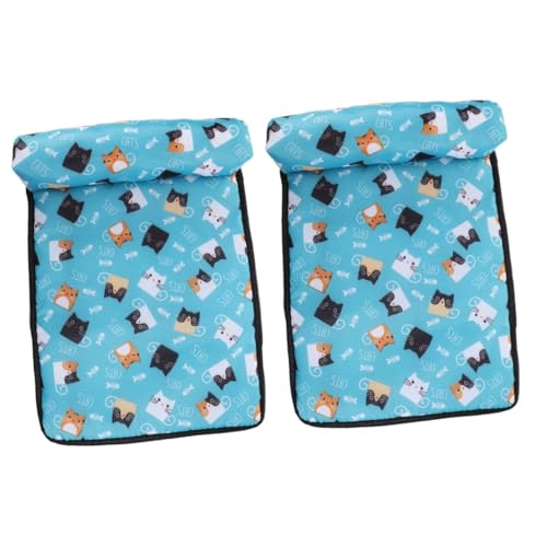 Sosoport 2 Stück kühlmatten für Haustiere Cooling mat for Dogs Selbstkühlende Haustiermatte Katzen Schlafmatte Flauschiges hundebett Kühlung Schlafmatte für Welpen Hund Coole Matte Stoff von Sosoport