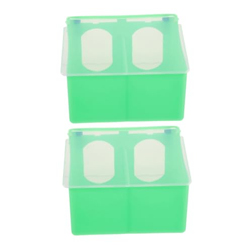 Sosoport Vielseitiges Taubenfutter-Set mit Löchern Hängebehälter Vogelkäfig Futter- und Wassernäpfe für Tauben Papageien Wachteln von Sosoport