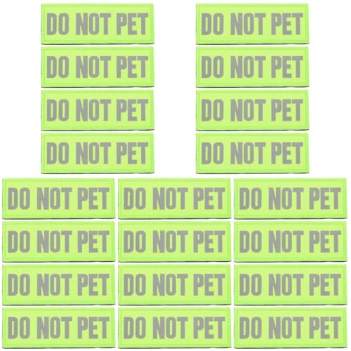 Sosoport 5 Sets Klebrige Hundepatches Service-Hunde-dekore Einfach Anzubringen Und Zu Entfernen Haustier-zubehör 4 Stück X 5 Sosoport 5 Sets Klebrige Hundepatches Service-Hunde-dekore Einfach Anzubringen Und Zu Entfernen Haustier-zubehör 4 Stück X 5 von Sosoport