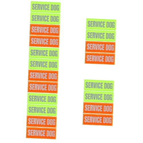 Sosoport 20 STK Diensthund Aufkleber Reflective Sticker pet Supplies Welpenmarke Glow-Accessoires In welpen zubehör Etiketten Haustierzubehör zubehör für hundegeschirre Haupt Patch der Hund Sosoport 20 STK Diensthund Aufkleber Reflective Sticker pet Supplies Welpenmarke Glow-Accessoires In welpen zubehör Etiketten Haustierzubehör zubehör für hundegeschirre Haupt Patch der Hund von Sosoport