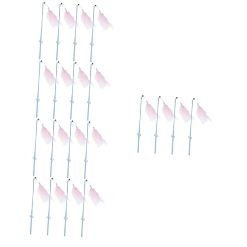 Sosoport 20 STK Katzen-Teaser-Stick Kätzchen Spielzeug Katzenspielzeug für Wohnungskatzen neckende Behänge Katzenstäbe Multifunktion Zauberstab Katzenzubehör Katzenstock handhaben Feder Sosoport 20 STK Katzen-Teaser-Stick Kätzchen Spielzeug Katzenspielzeug für Wohnungskatzen neckende Behänge Katzenstäbe Multifunktion Zauberstab Katzenzubehör Katzenstock handhaben Feder von Sosoport