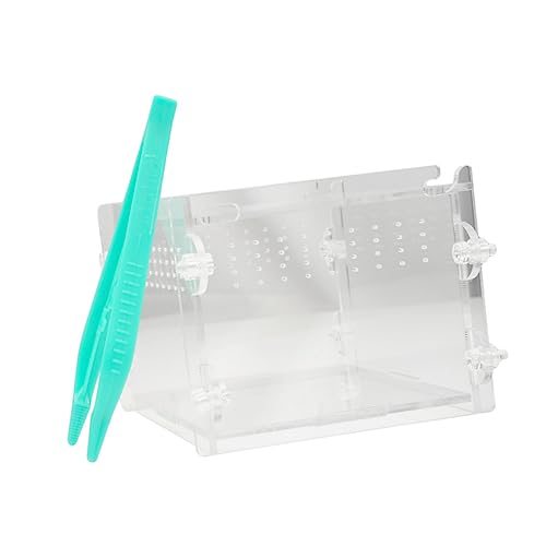 Sosoport 20 Stücke Kunststoff Reptil Fütterung Pinzette Clamp Feeder Clip Für Schildkröte Tank Aquarium Reptil Zubehör von Sosoport