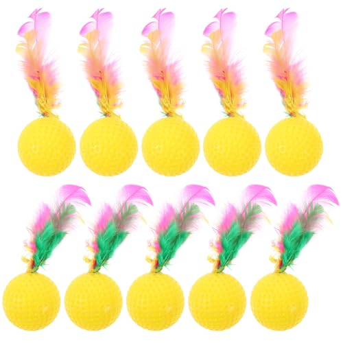 Sosoport 24 Stück Pelzige Bälle Für Katzen Und Kätzchen Interaktive Spielbälle Heimtierbedarf Für Den Innen- Und Außenbereich Sosoport 24 Stück Pelzige Bälle Für Katzen Und Kätzchen Interaktive Spielbälle Heimtierbedarf Für Den Innen- Und Außenbereich von Sosoport